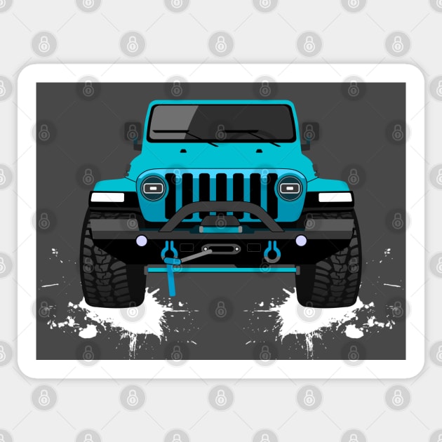 [Jeep] Surfblue Sticker by sojeepgirl